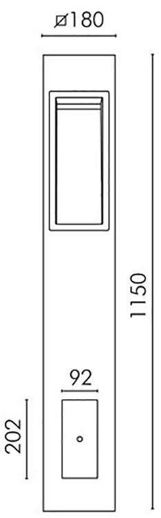SIMES Светодиодный столбик для общественных мест Blinker sun-id-1467701 - Вид №5