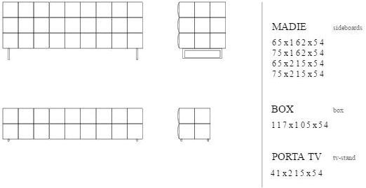 Tonin Casa Комод из мдф с распашными дверцами Venice sun-id-1499820 - Вид №1