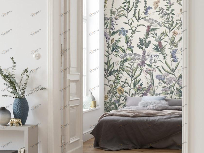 Komar Флизелиновые обои с цветочными мотивами Home X4-1011