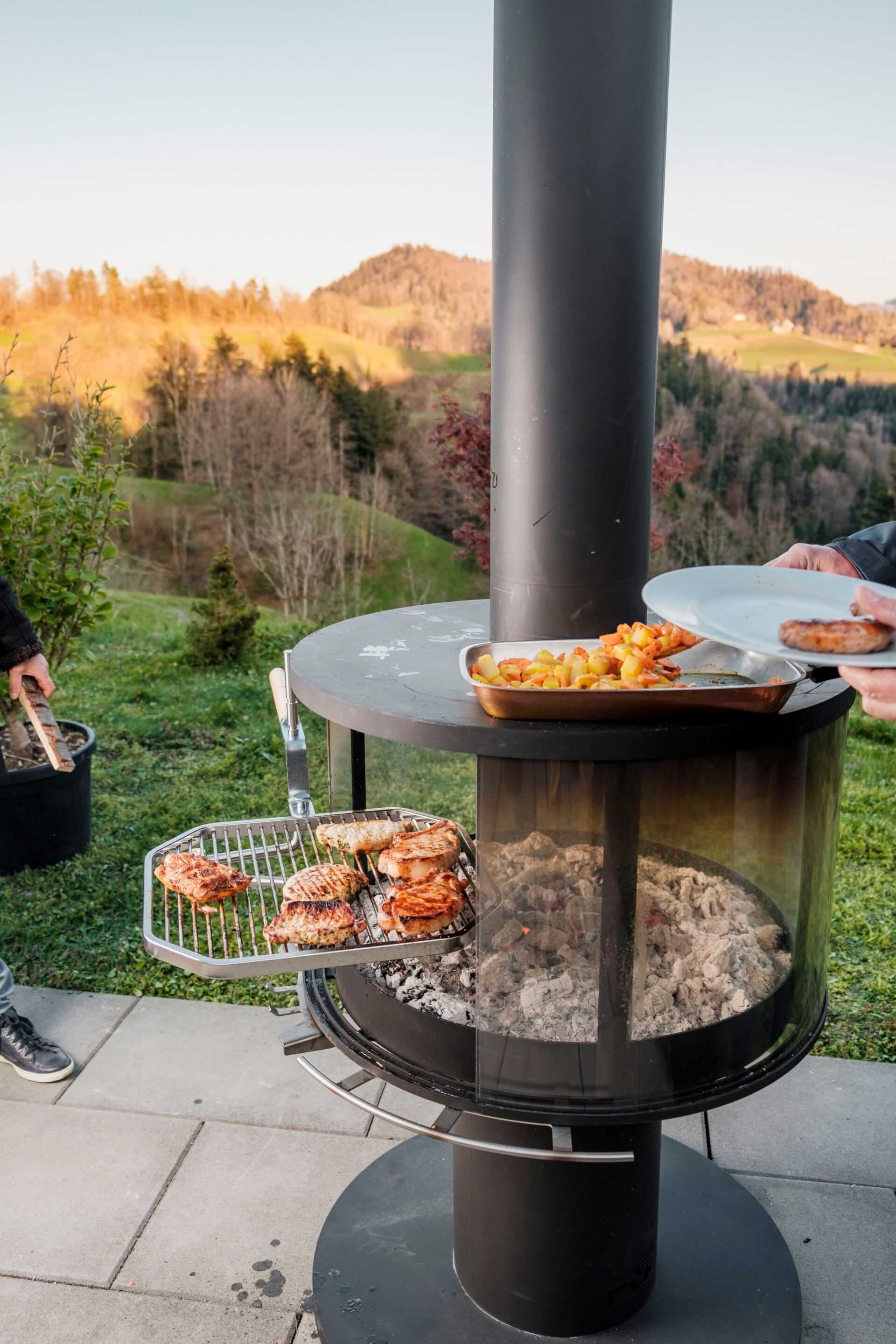 Открытый камин из нержавеющей стали RÜEGG SURPRISE ARCH-00090278 - Вид №8