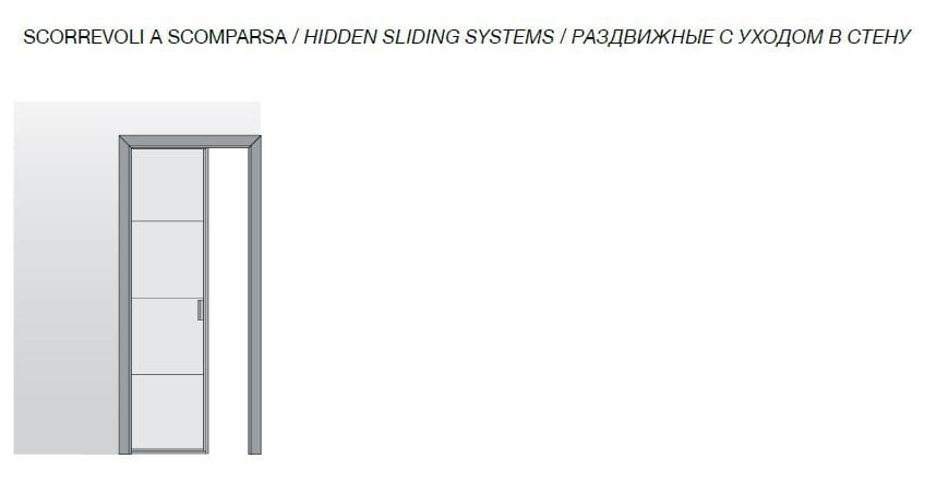 Дверь из матового стекла Longhi Aluminiun Chic-Doors ARCH-00080272 - Вид №4