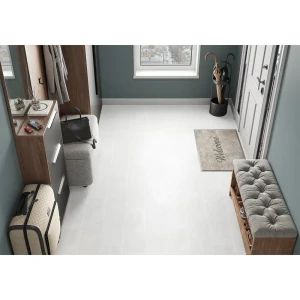 Глазурованный керамогранит Alma Ceramica Megapolis 07 20x90 см 1.62 м² матовый цвет белый