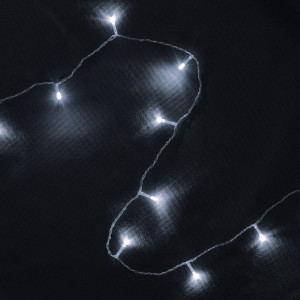 82341999 Электрогирлянда наружная «Занавес» 1x2 м 96 LED 6 нитей холодный белый