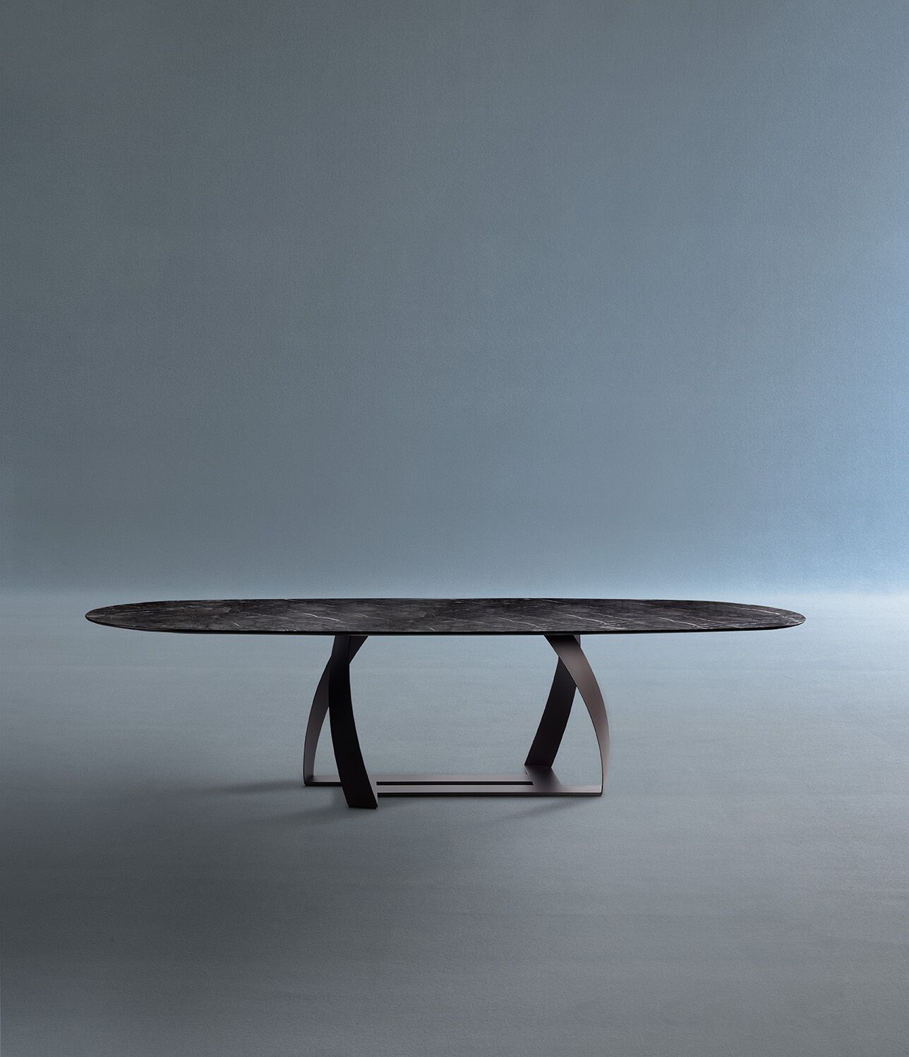 Овальный мраморный стол Potocco Bon Bon ARCH-00029174 - Вид №1