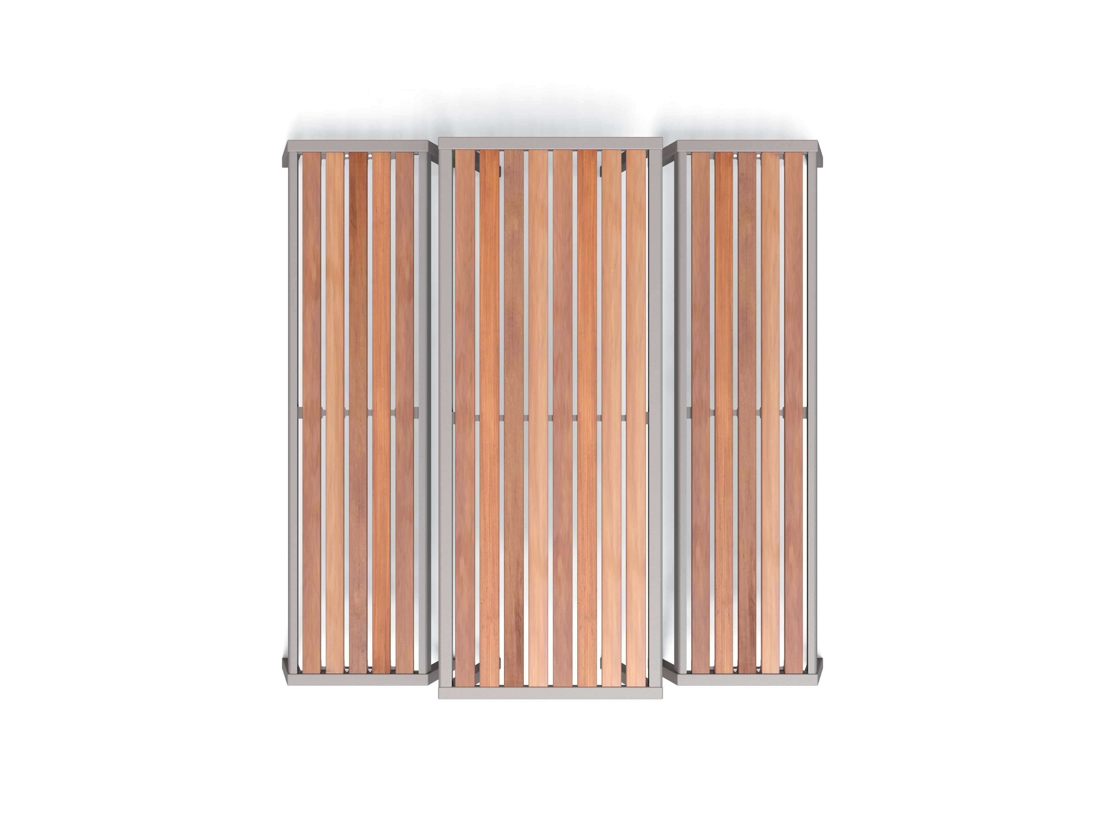 Прямоугольный стальной стол для общественных мест City Design Casteo ARCH-00070745 - Вид №4