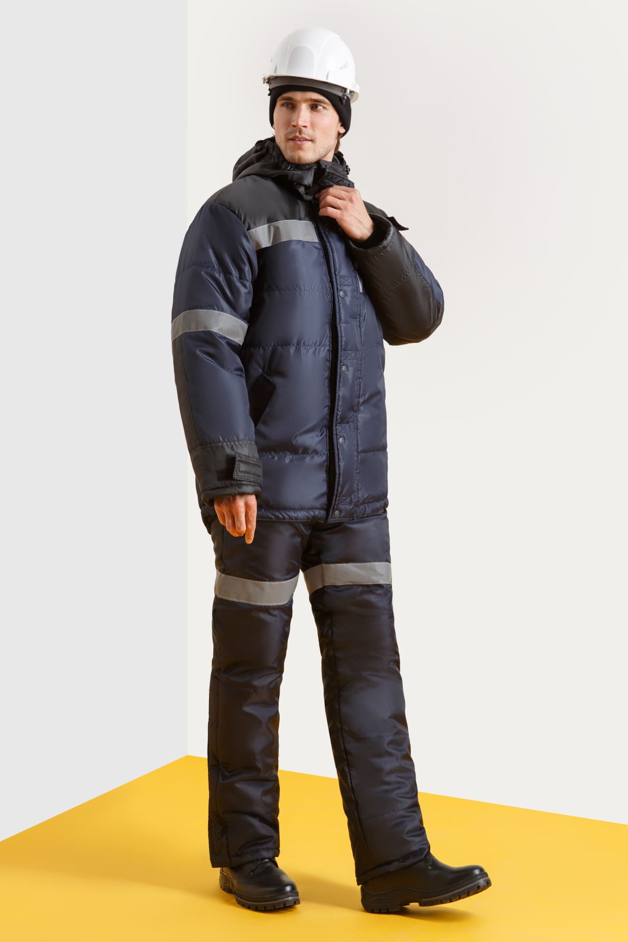 64936 Куртка  утепленная ткань "Оксфорд" с СВП (СОП) VeyGar  Зимняя спецодежда Santreyd  - Вид №10