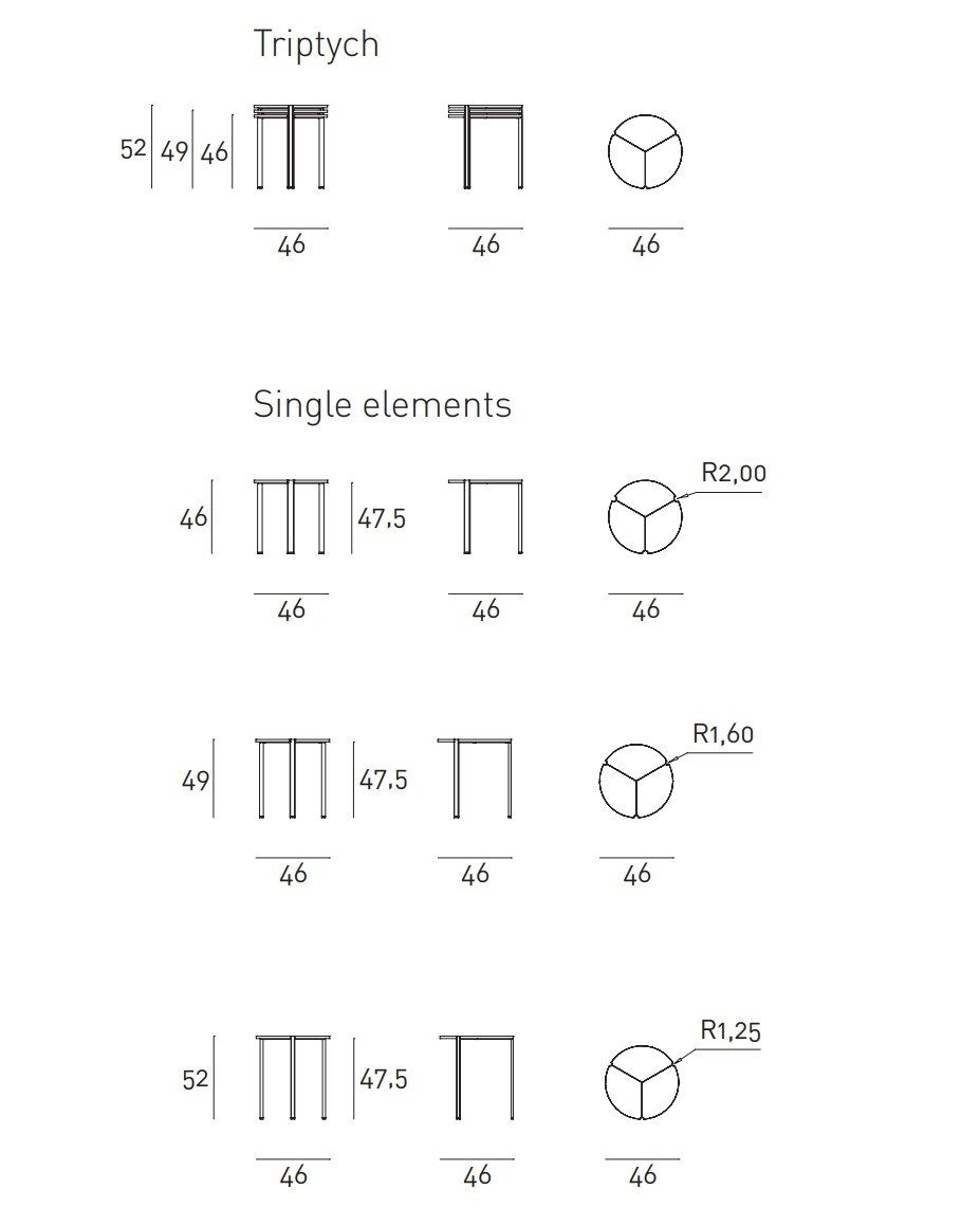 Деревянный низкий штабелируемый журнальный столик Living Divani STARSKY ARCH-00091748 - Вид №10