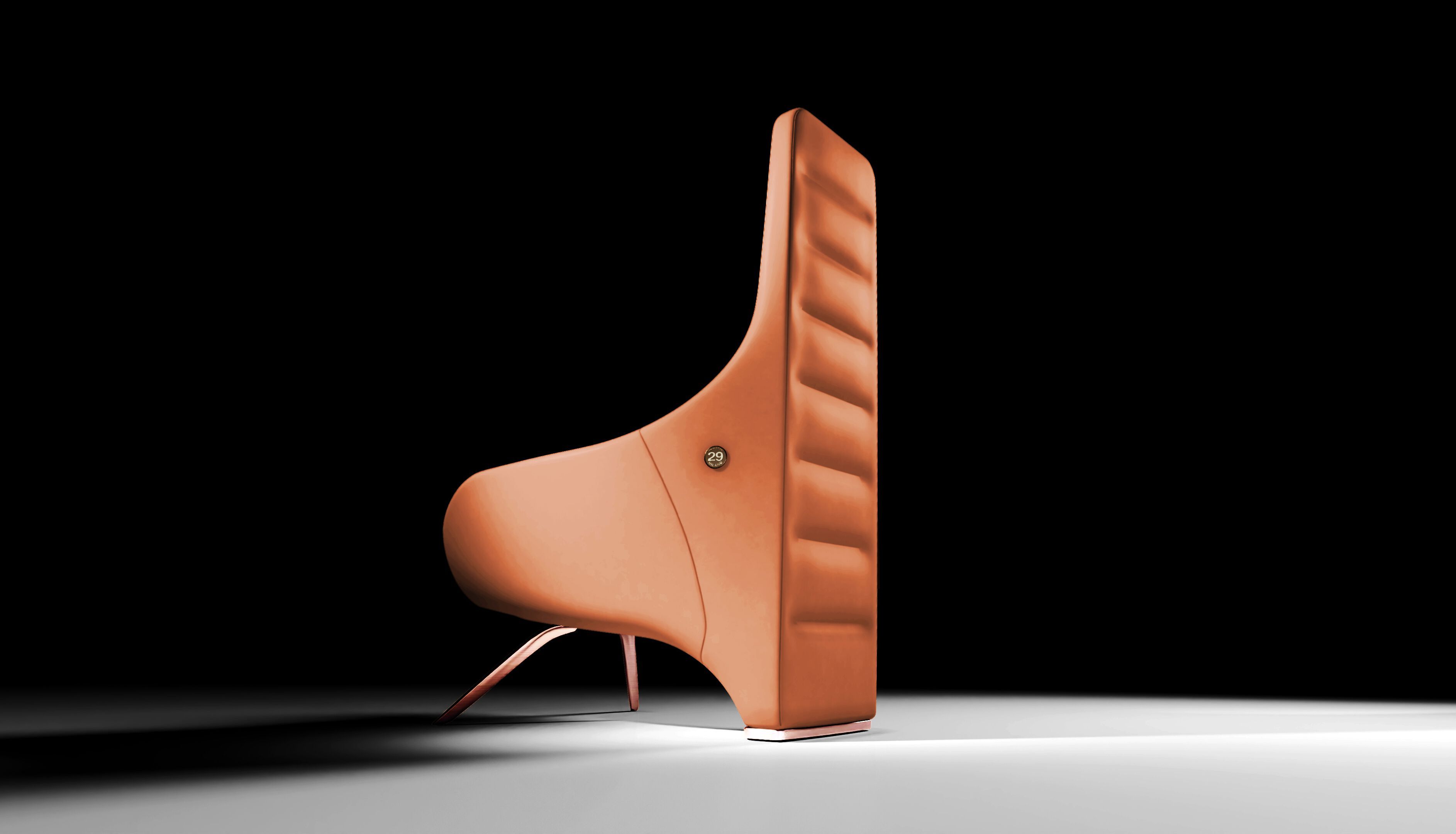 Кожаное кресло с высокой спинкой 29 MILANO Sky High ARCH-00058060 - Вид №3