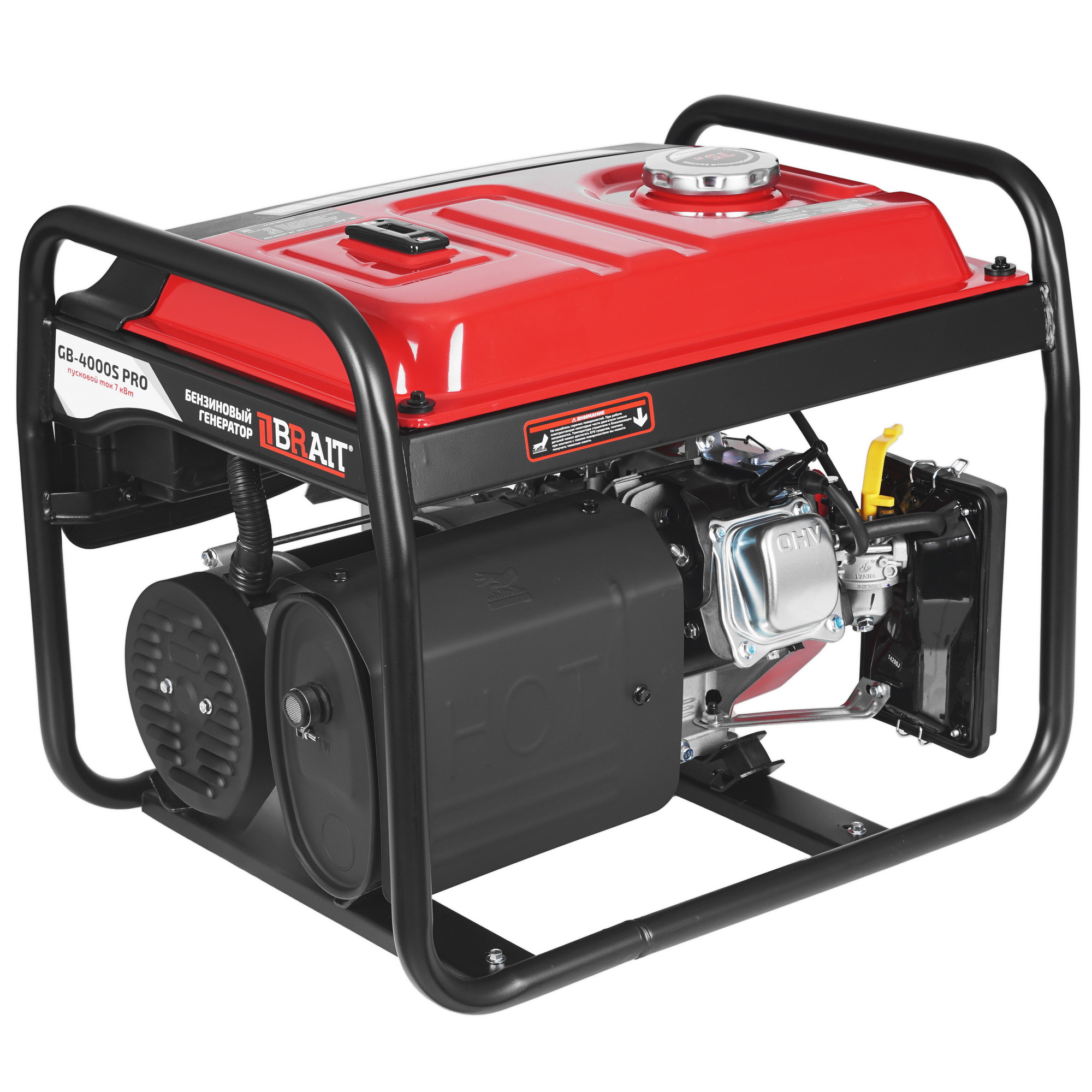 Электрогенератор   бензиновый Brait GB4000S PRO 9230899 STDN-0076258 - Вид №1
