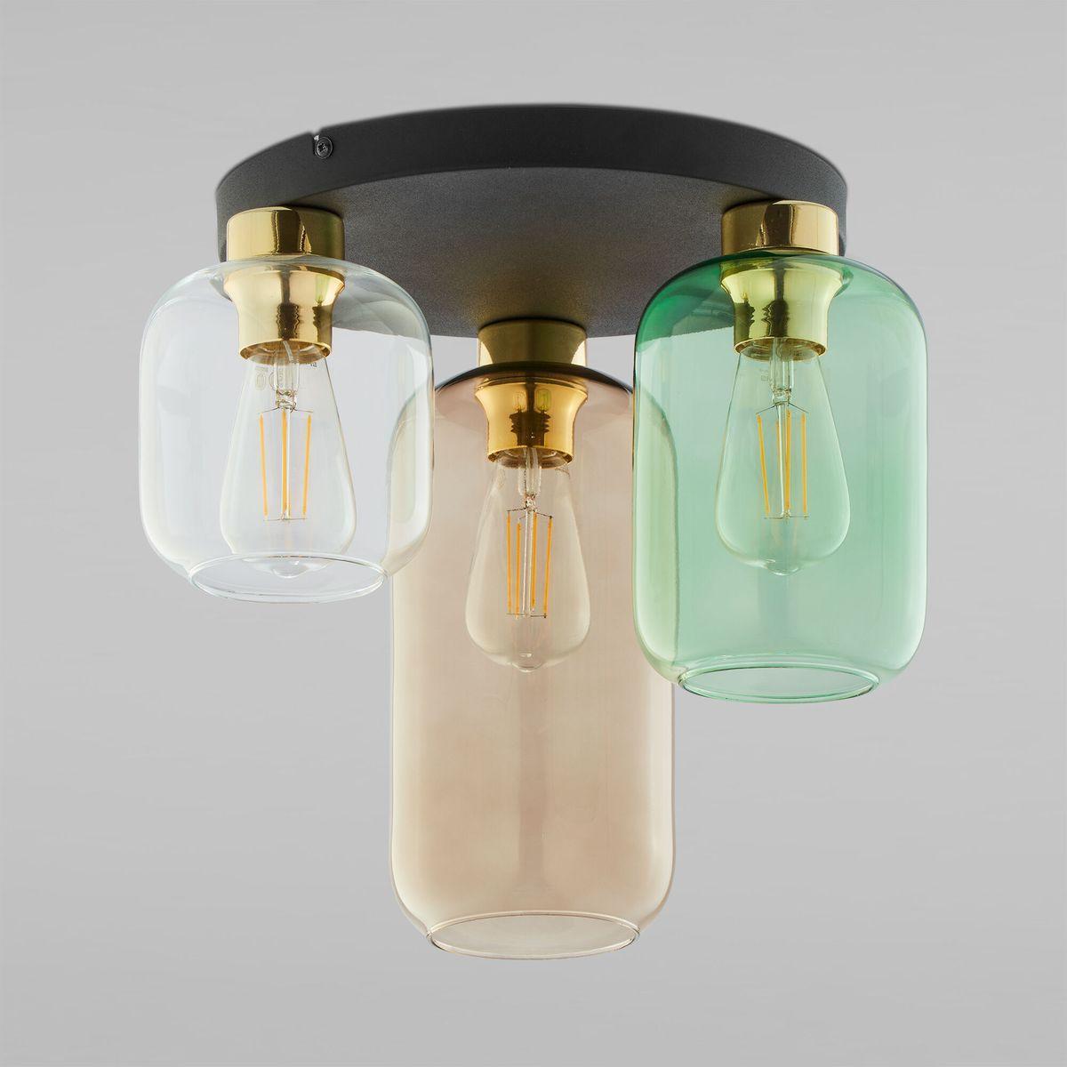 3318 Marco Green Потолочная люстра TK Lighting Marco