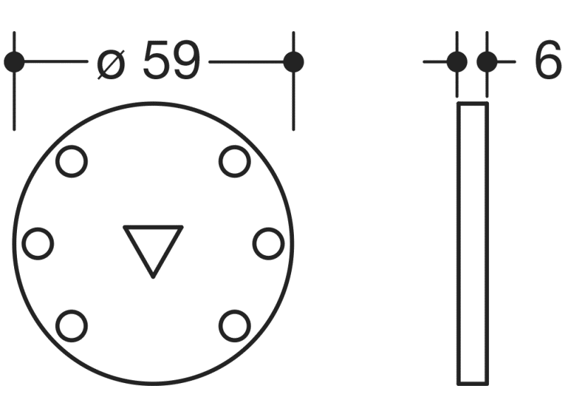 71179 уплотнительный диск HEWI Ersatzteile  - Вид №1
