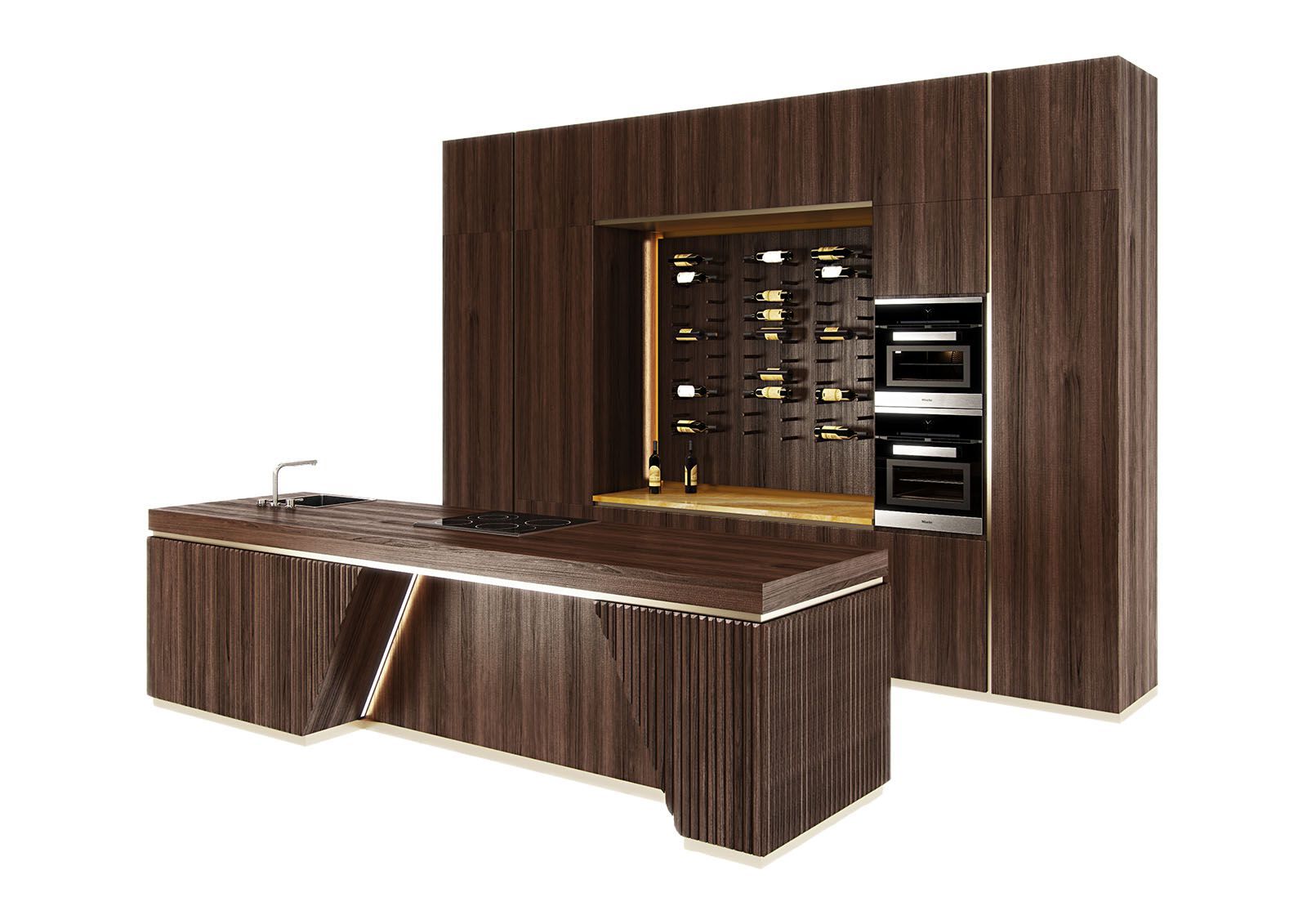 Кухня с островом на заказ EUPHORIA VENERE ARCH-00029190 - Вид №5