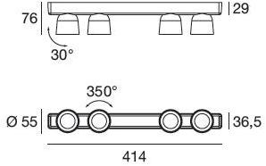 Linea Light Group Несколько светодиодных прожекторов из алюминия Minion sun-id-1473890 - Вид №2