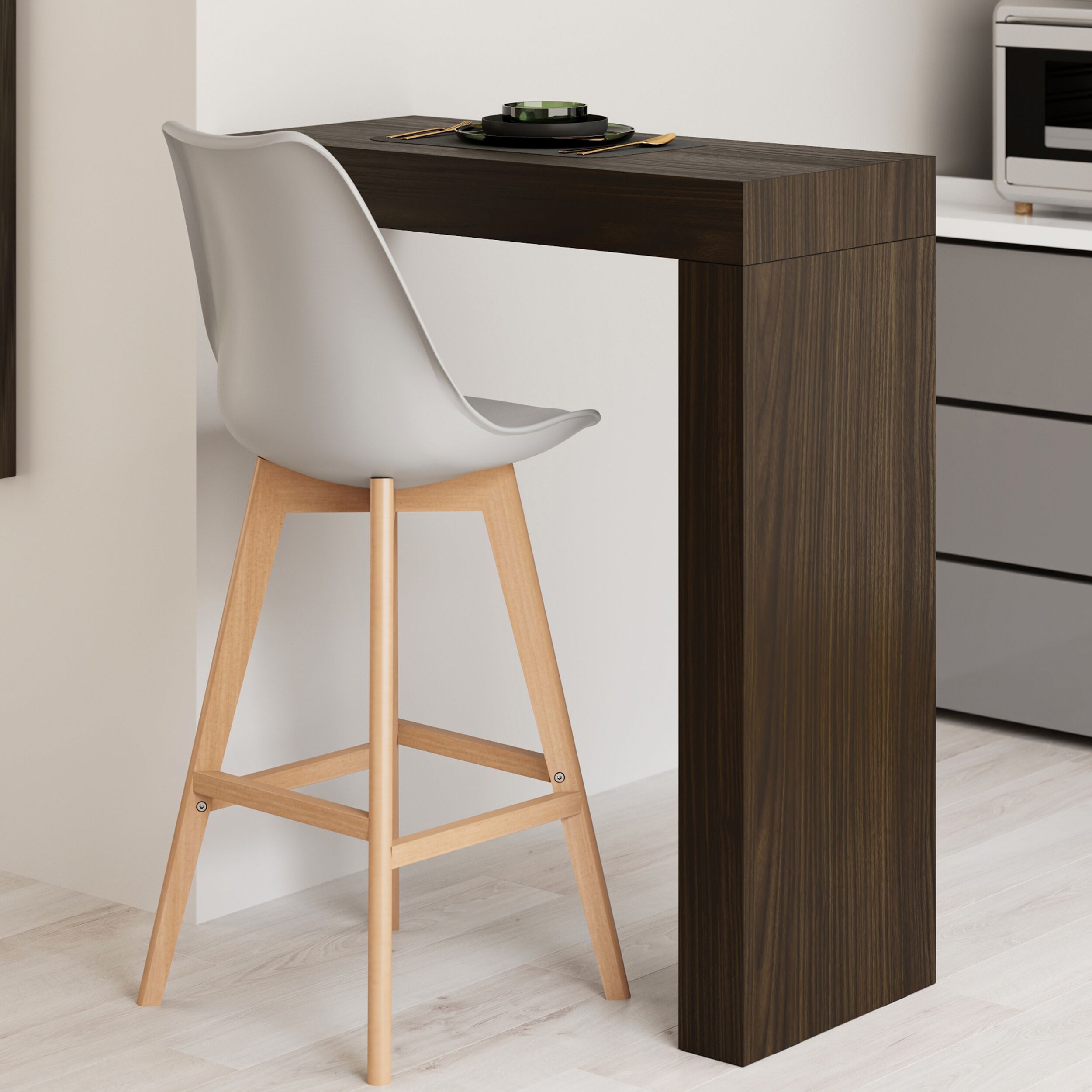 Высокий стол на полуострове в облагороженном Mobili Fiver Evolution ARCH-00029986 - Вид №34