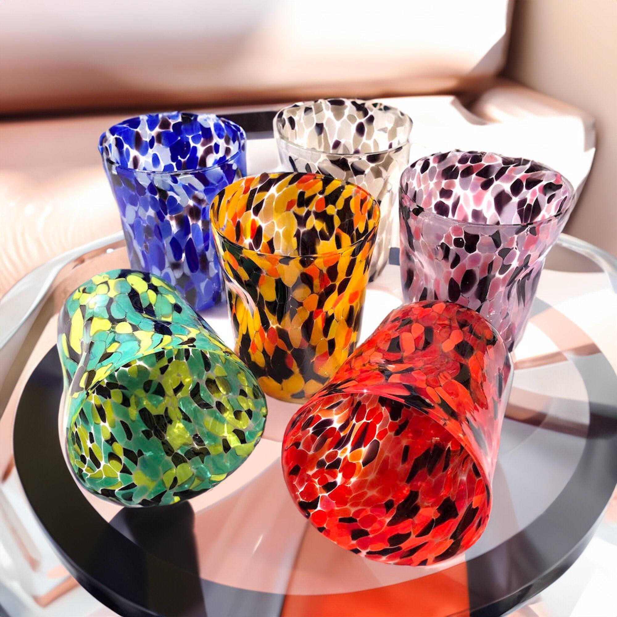 Набор из шести стаканов из муранского стекла ручной работы In Stock YourMurano ARCH-00022328 - Вид №8