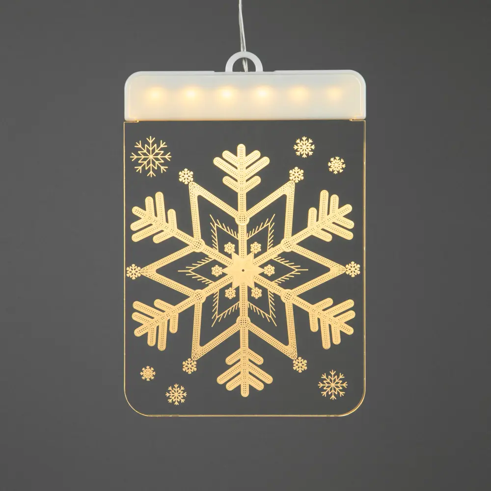 Светильник светодиодный Ritter Snowflake 3D 29292 0 на батарейках STLM-2167869 - Вид №3