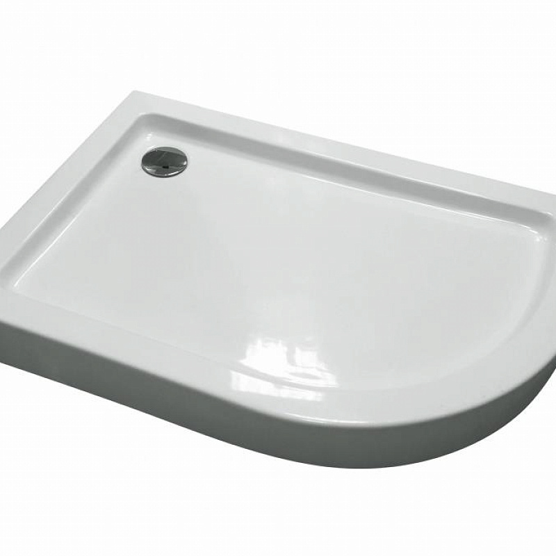 W54T-302L120W64 Twin Slide 120. Поддон для душ.уголка левосторонний 120x80 белый акрил AM.PM Orange 