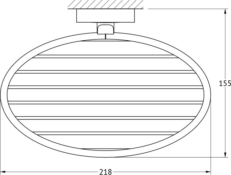 LUX 048 Полочка-решетка 22 cm FBS Luxia - Вид №1