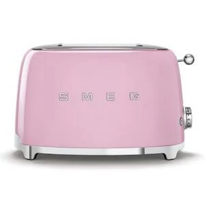 Тостер Smeg на 2 ломтика, розовый