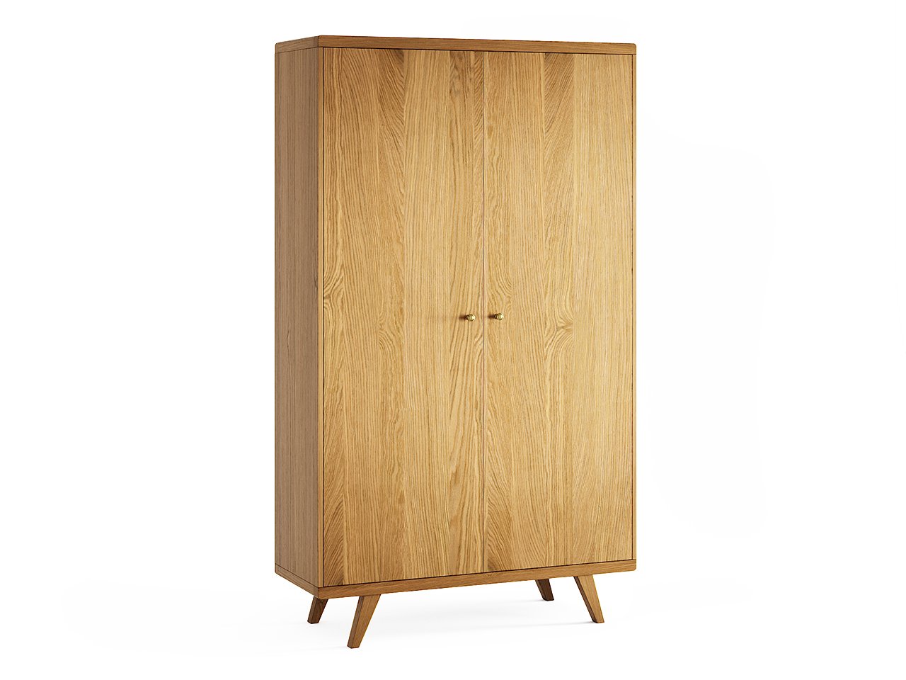 Шкаф распашной двухдверный натуральный дуб Thimon THE IDEA  210331 Бежевый  - Вид №1