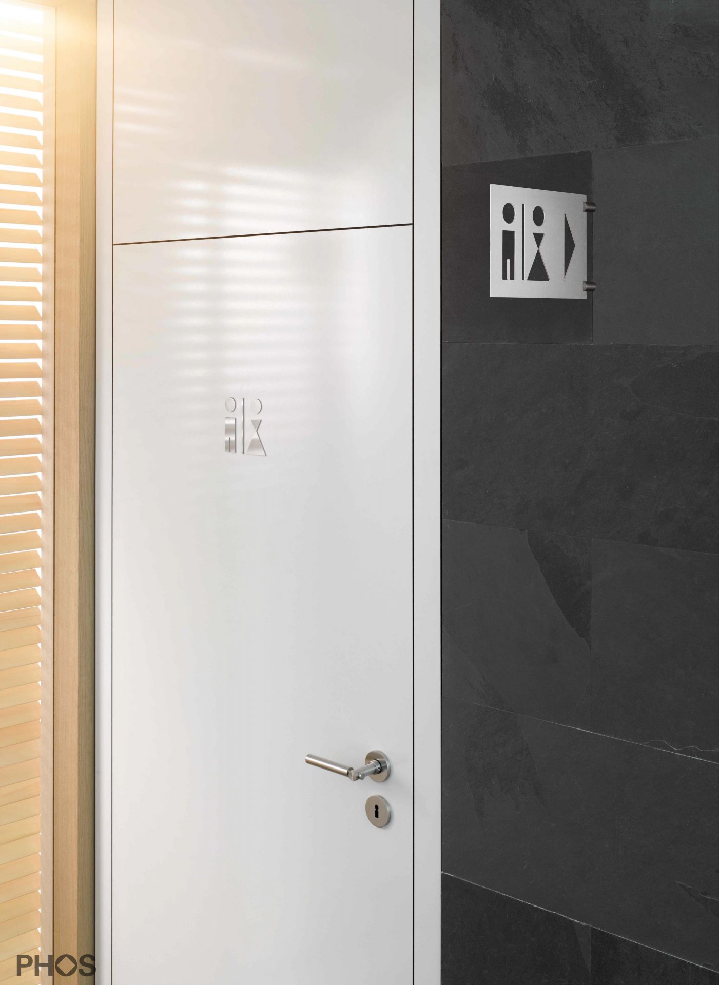 P0201 Туалет пиктограмма мужчины и женщины PHOS  - Вид №4