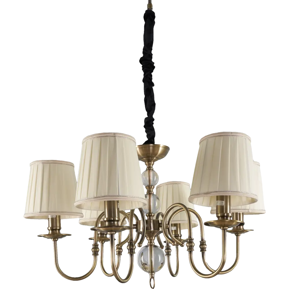 Люстра подвесная «Montrem» L1151-6, 6 ламп, 12 м², цвет медный LAMPLANDIA STLM-2018447