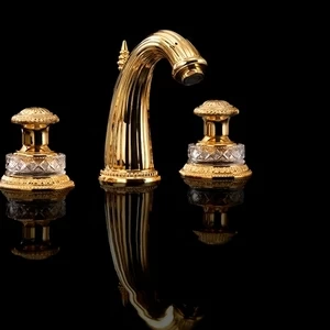 Смеситель на 3 отверстия для раковины exc-sw101gk Devon Devon EXCELSIOR SWAN