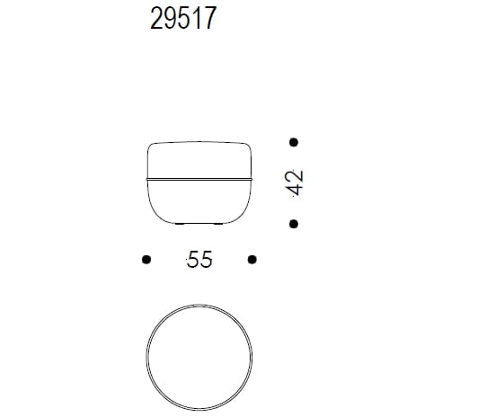 Тканевая мягкая подставка для ног Wittmann ARCH-00104103 - Вид №2