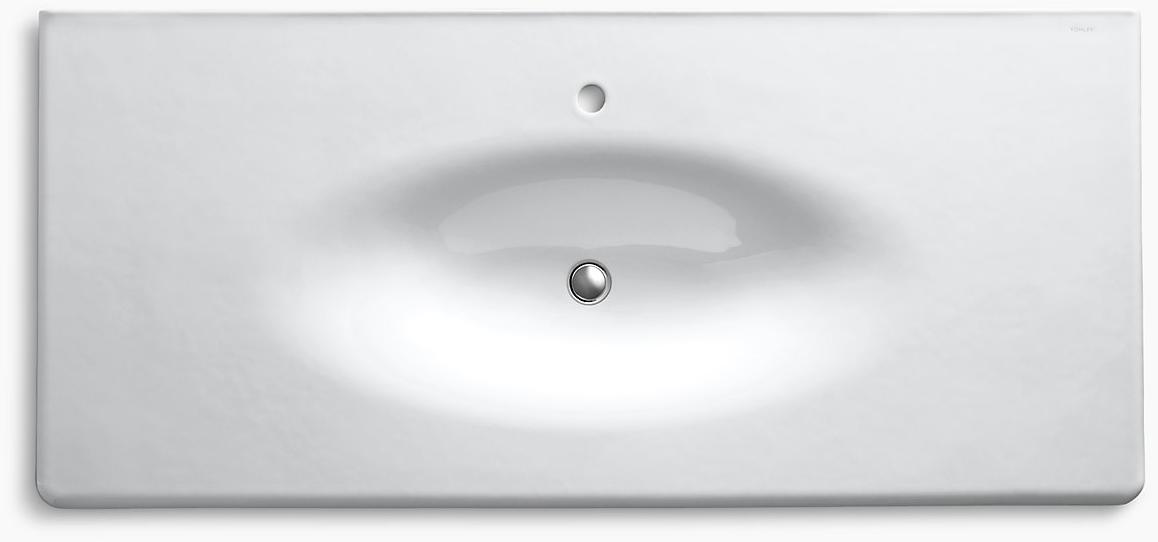 K-3053-1-7 Накладная раковина на столешницу  прямоугольная Kohler  - Вид №2