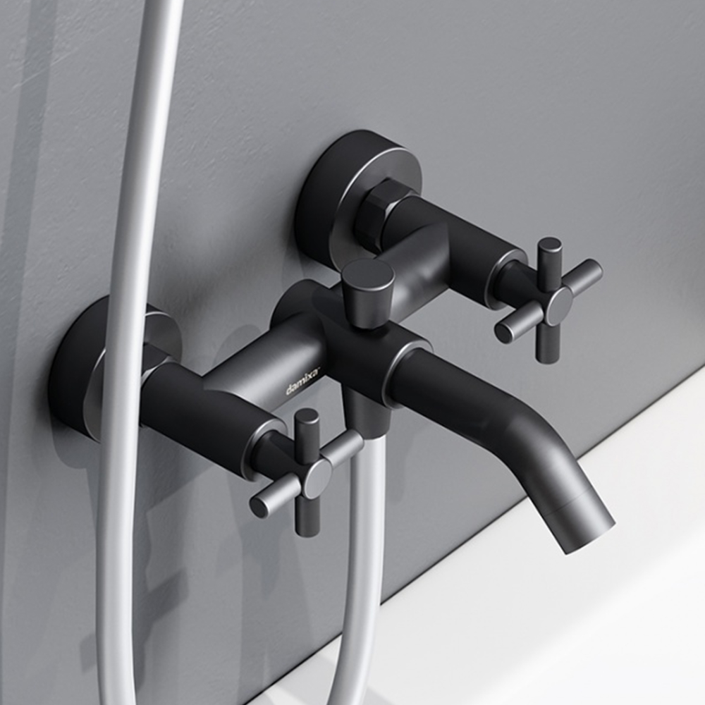 271000000 Graphite смеситель для ванны/душа Damixa Neo Classic  - Вид №4