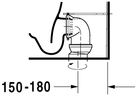 21420920002 Компакт унитаз с бачком Белый Duravit D-Code Германия - Вид №9