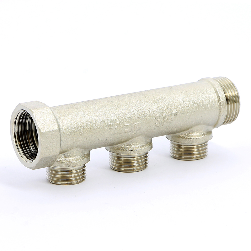 Коллектор НВ 3/4" никелированный ITAP 3 выхода 1/2"Н 38мм 455343 - Вид №4