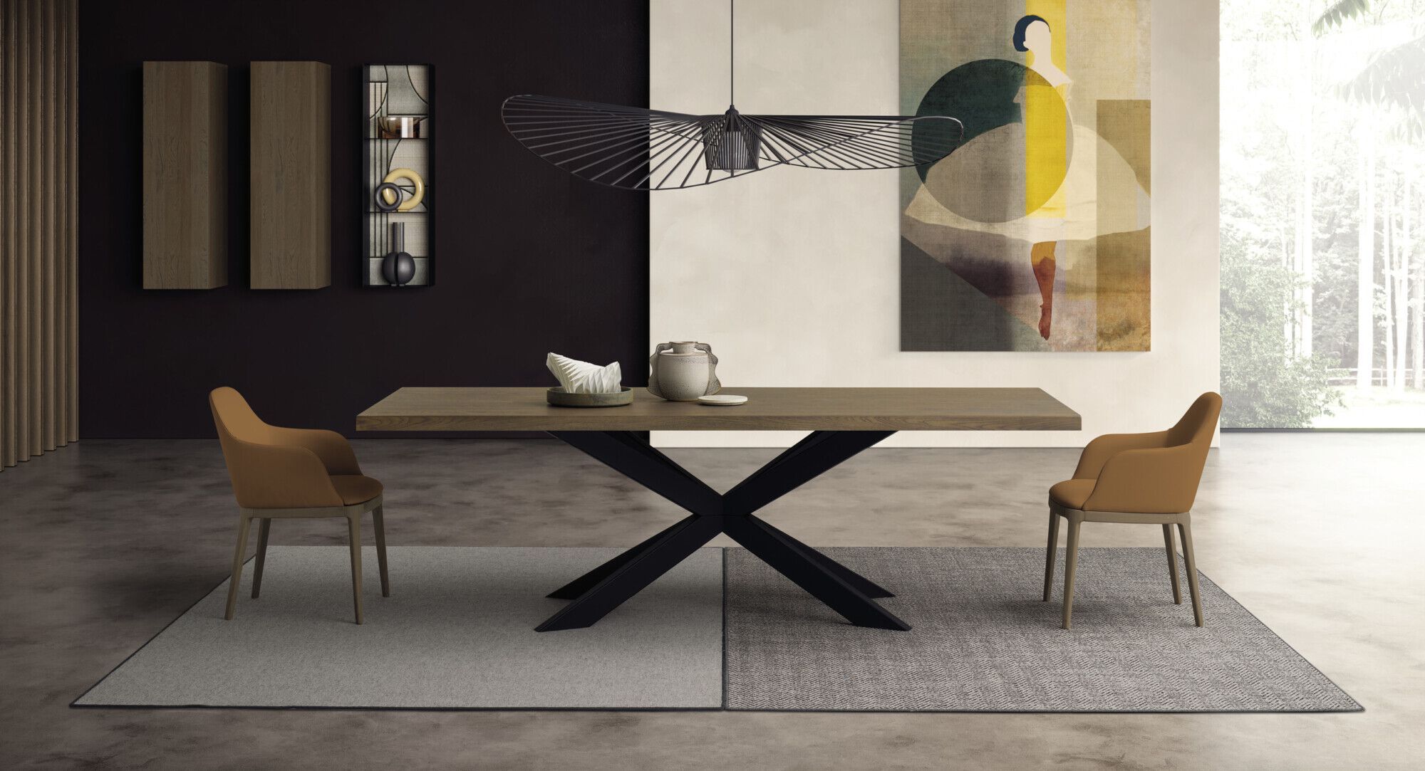 Прямоугольная столешница из дуба Devina Nais Free ARCH-00115439 - Вид №1