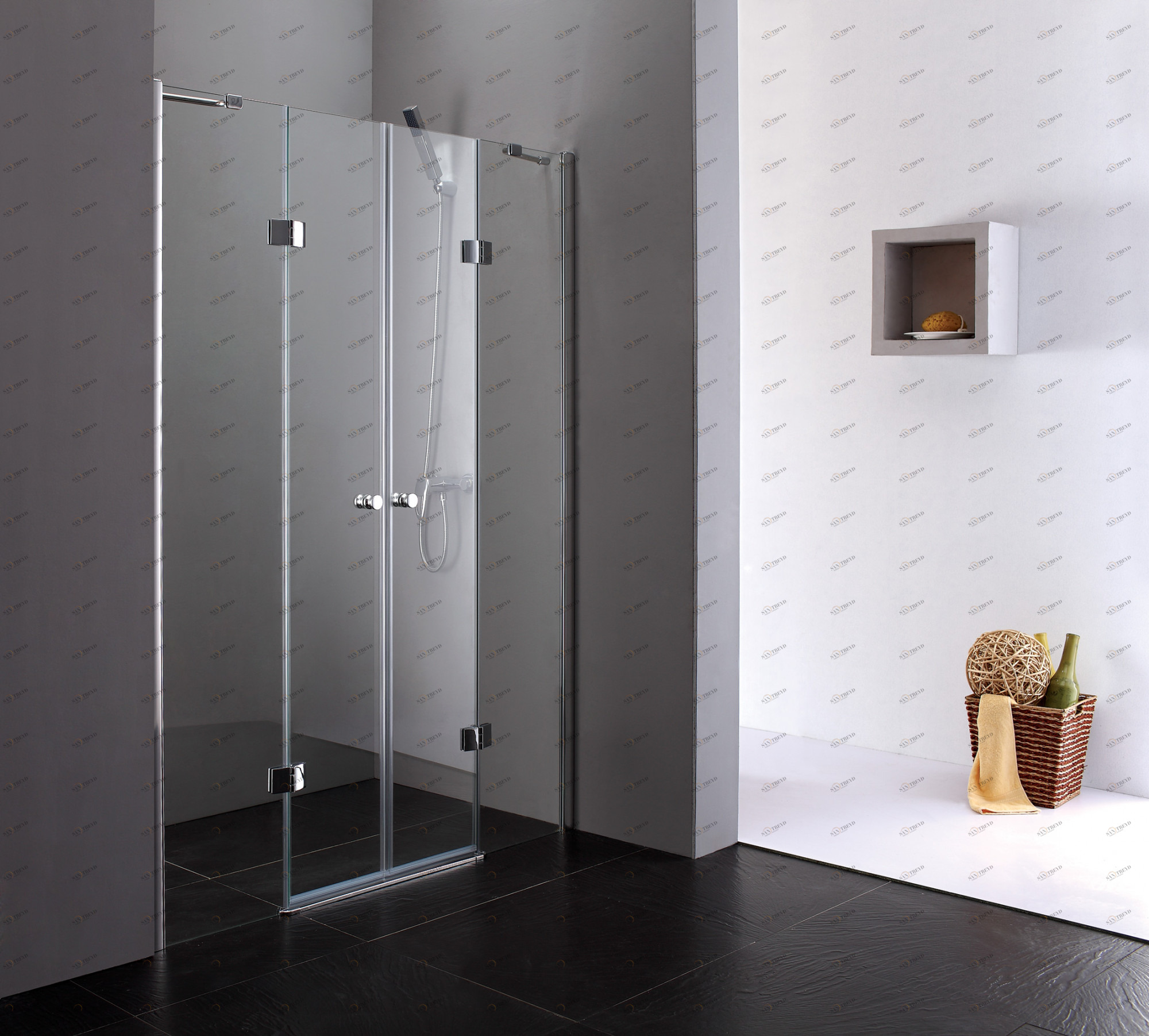 Душевая дверь в нишу CEZARES VERONA-W-B-22-200-C-Cr