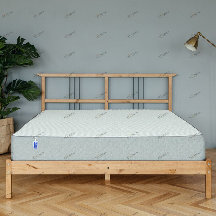 Матрас со съемным чехлом 160x200 Blue Sleep Hybrid BLUE SLEEP  131014 Белый;серый 