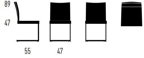 KFF Консольный стул Feel sun-id-1378575 - Вид №2