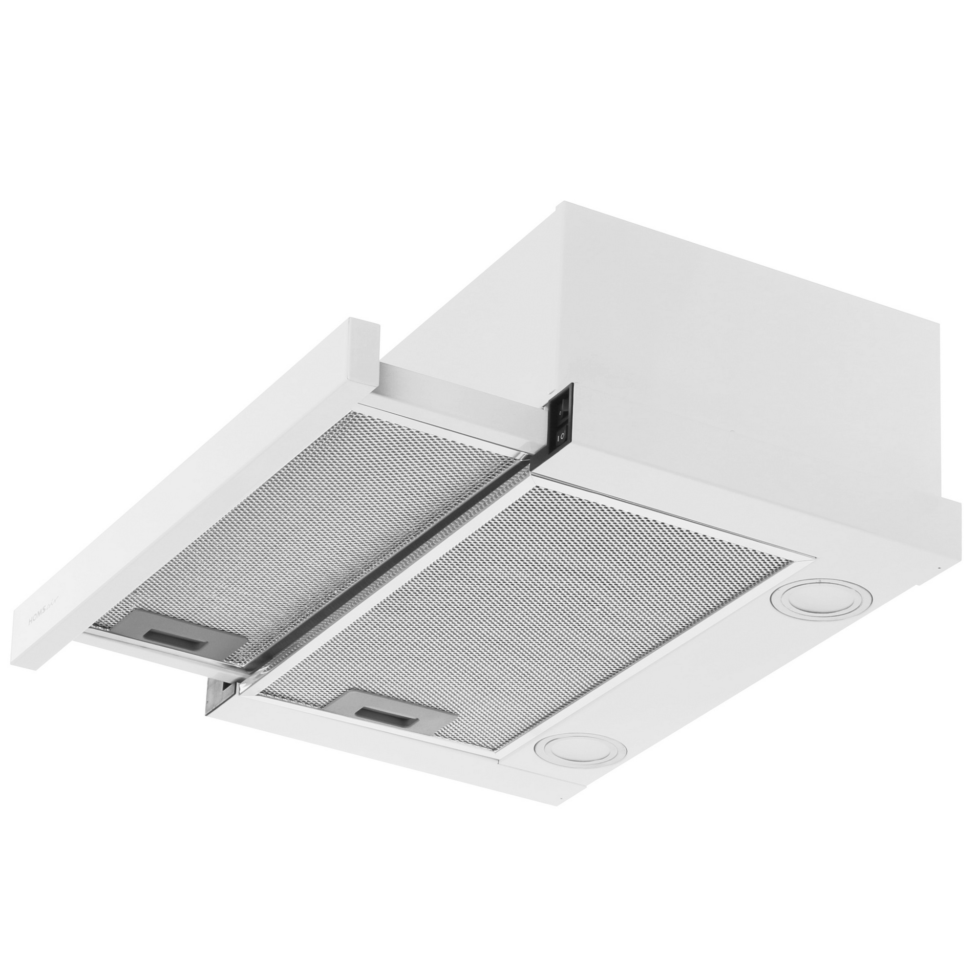 8160078 Вытяжка телескопическая HOMSair FLAT 50 белый/белый STDN-0068978 - Вид №2