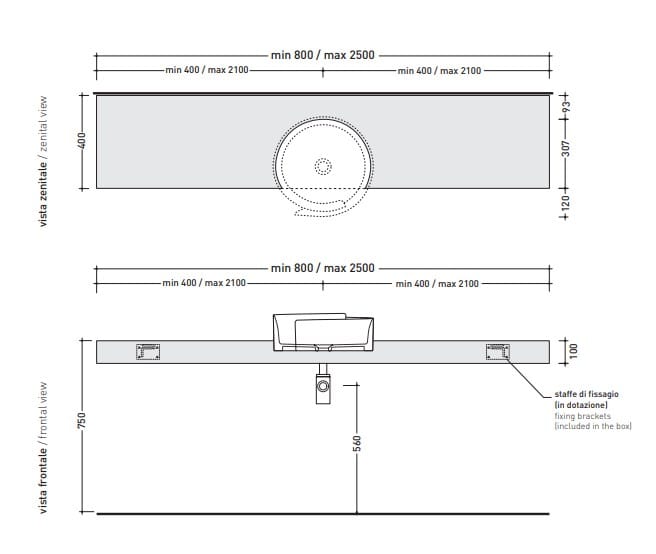 Столешница из камня Luce® Ceramica Flaminia Forty6 ARCH-00112592 - Вид №6