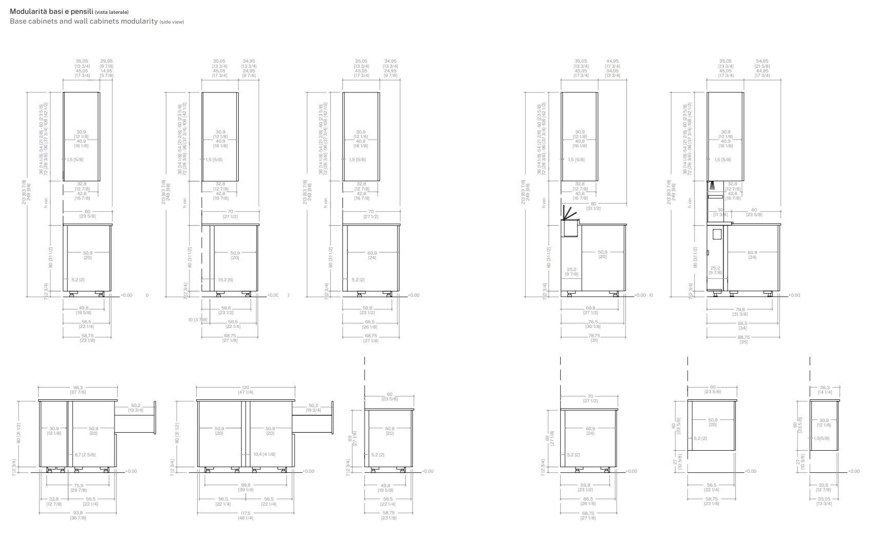 Встроенная кухня с островом ERNESTOMEDA Obliqua ARCH-00052370 - Вид №3