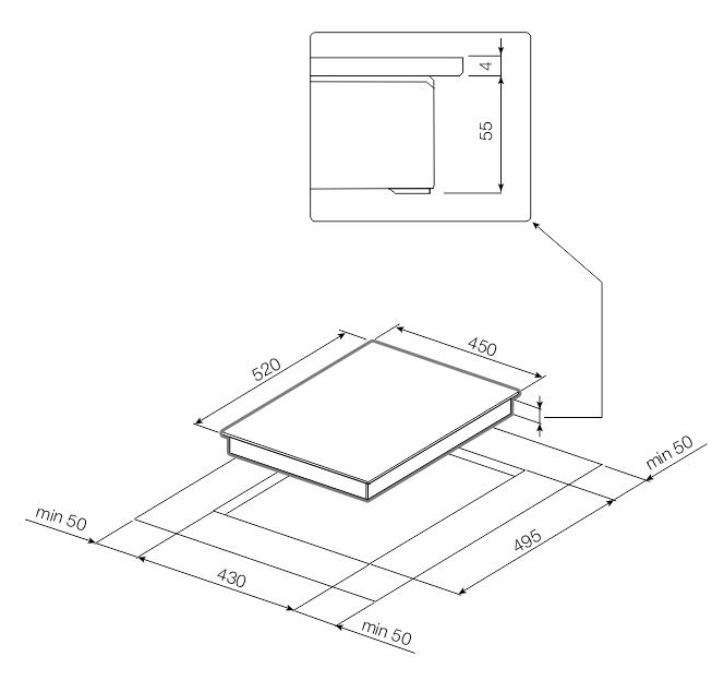 8156343 Индукционная варочная поверхность Graude IK 45.0 S STDN-0048513 - Вид №4