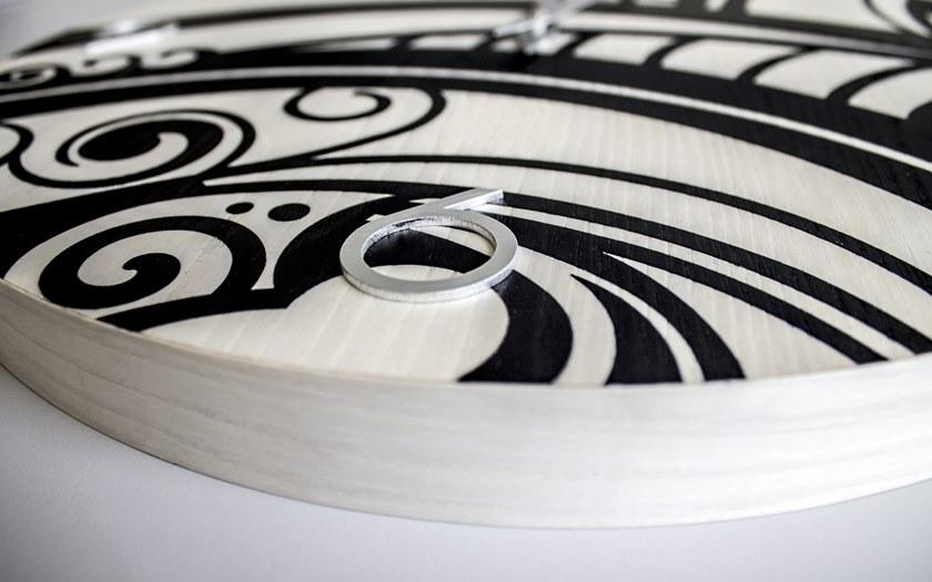 LIGNIS® Настенные часы из инкрустированного дерева Dolcevita abstract 10.001 / 10.079 - Вид №2