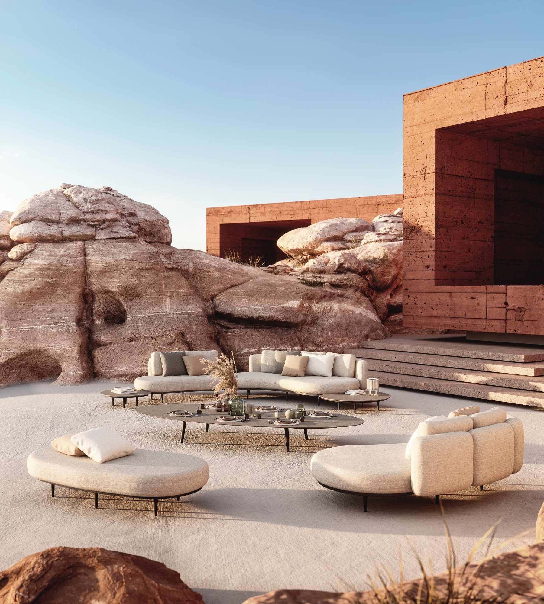 Овальный садовый столик Royal Botania Styletto ARCH-00001932