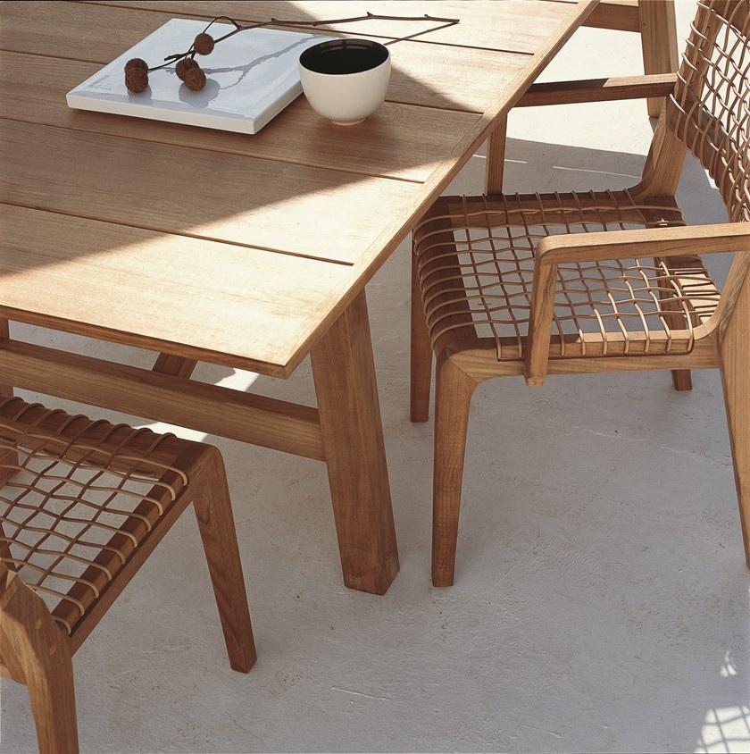 Unopiù Квадратный стол из тика Synthesis Tasyqu - Вид №3