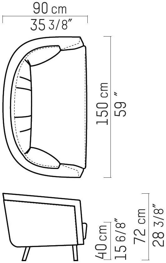 Piet Boon Диван из ткани в современном стиле  Pbc 70.00.10.00  - Вид №5