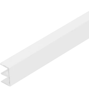 Ш-Профиль верхний Gah Alberts 6.5x10x1000 мм ПВХ цвет белый