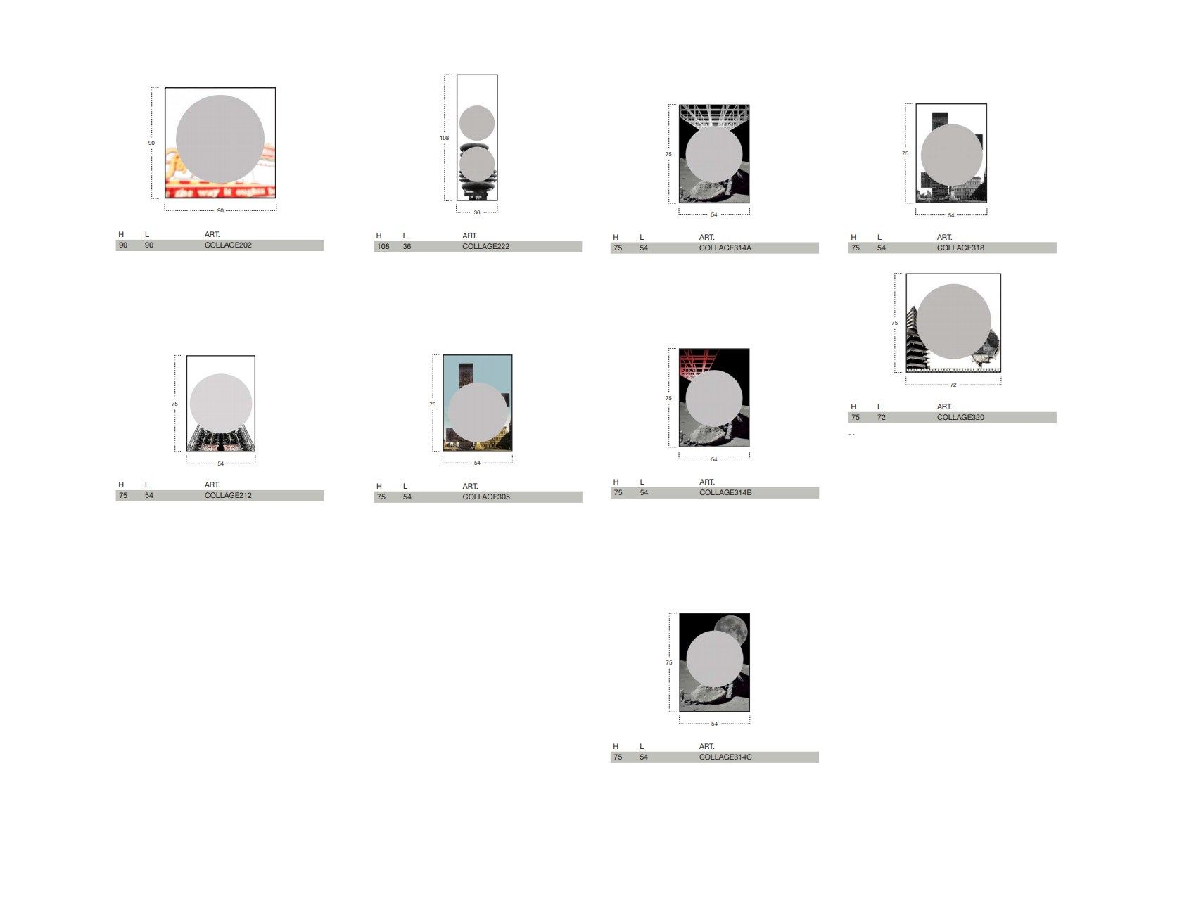 Настенное зеркало в рамке Antoniolupi COLLAGE ARCH-00108824 - Вид №9