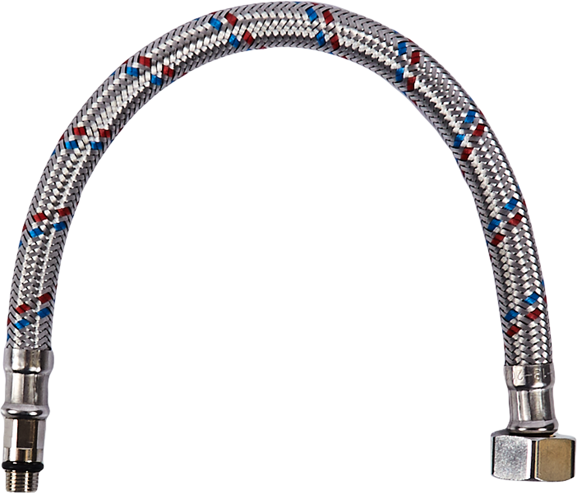 Гибкая подводка ДТРД для воды 30 см с резьбой М10 1/2" 82727919 STLM-0034828 - Вид №1