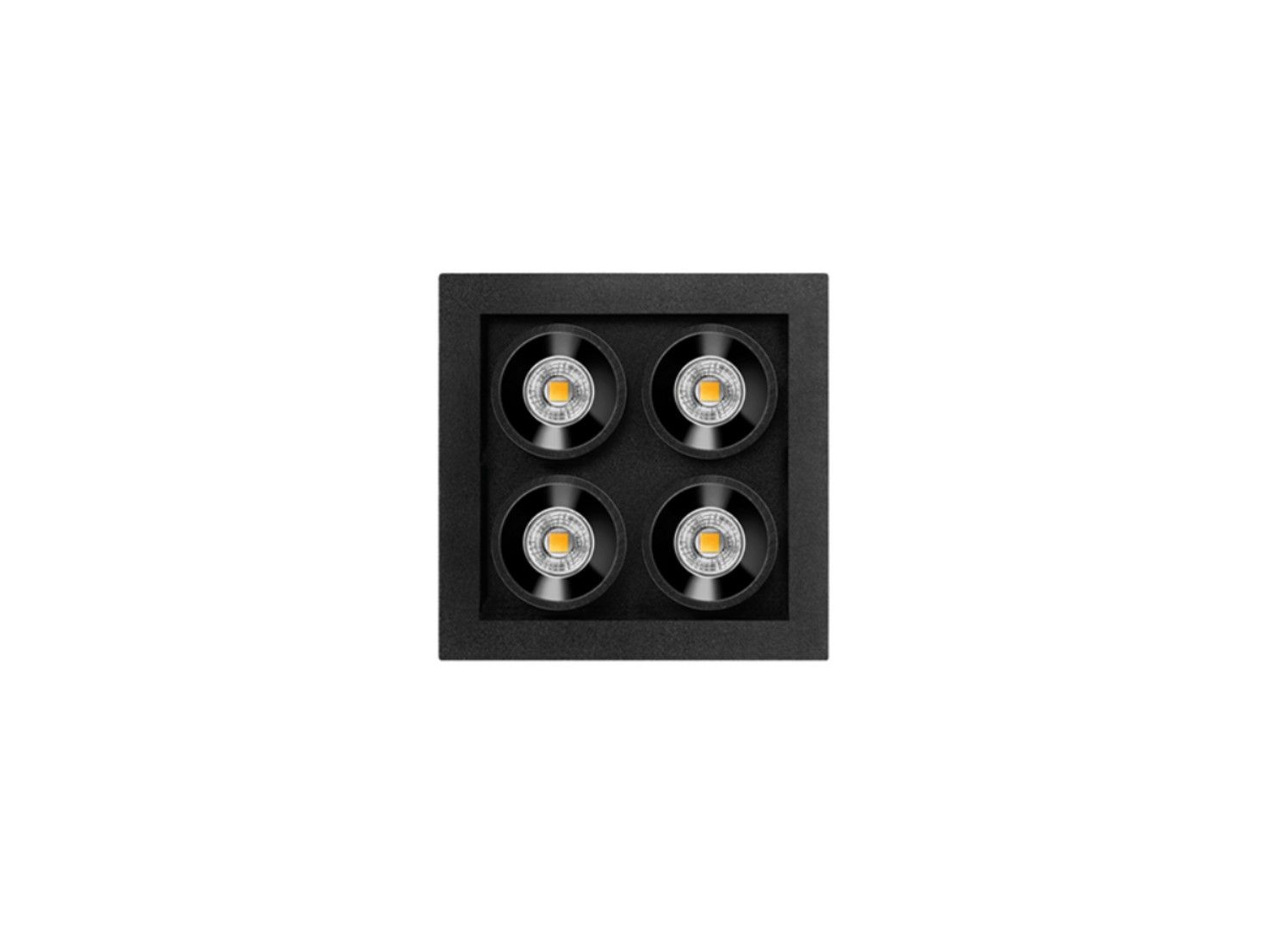Несколько алюминиевых светодиодных утопленных прожекторов Arkoslight Black Foster Micro ARCH-00031426