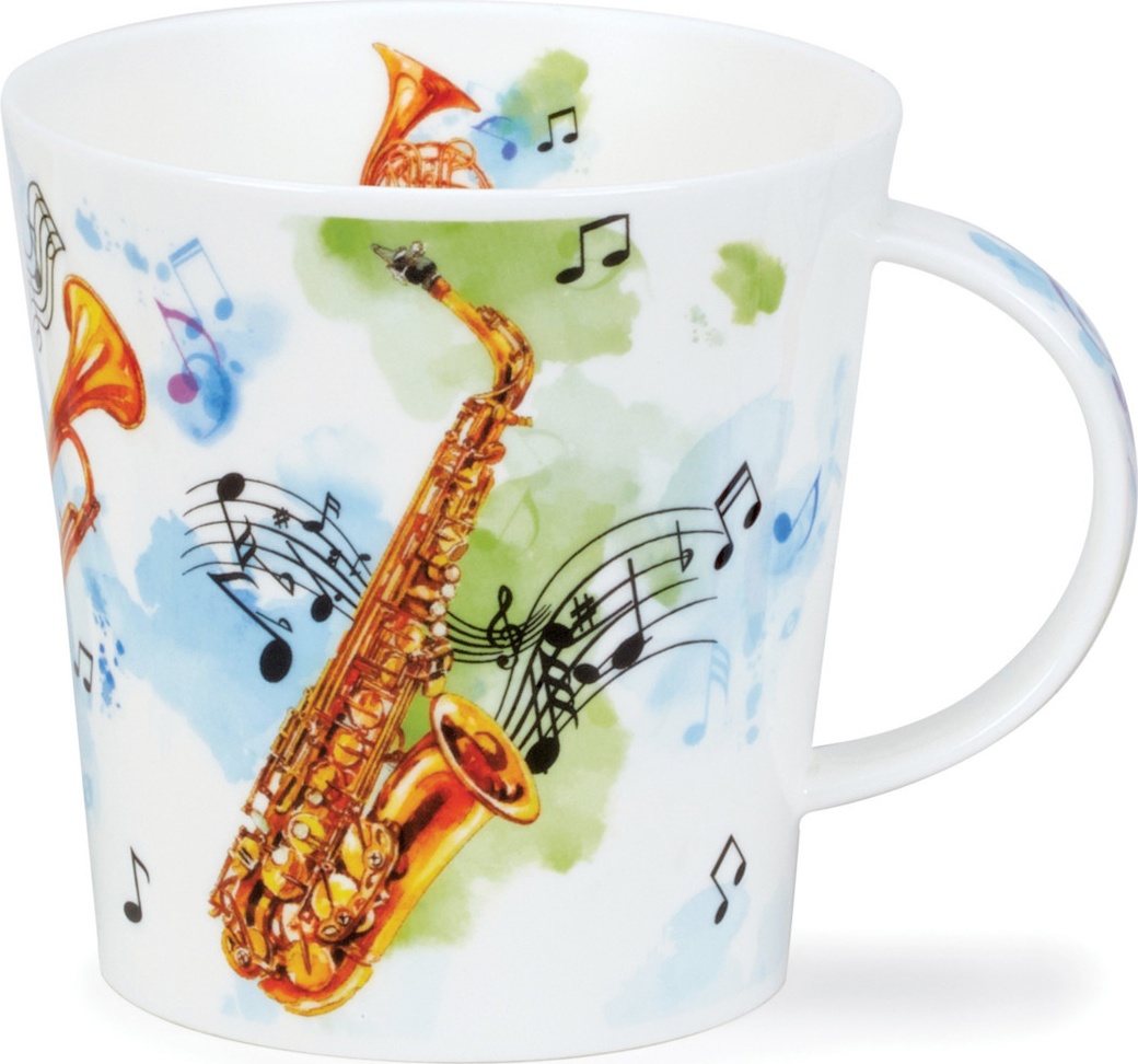 10672709 Dunoon Кружка Dunoon Саксофон.Кернгорм 480мл, фарфор Фарфор костяной 