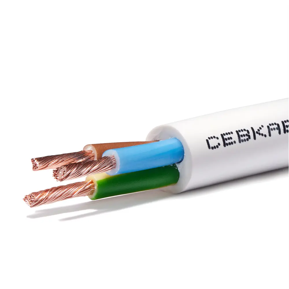 Провод Севкабель ПВС 3x1.5 5 м ГОСТ цвет белый 87570584 STLM-2167016  - Вид №1